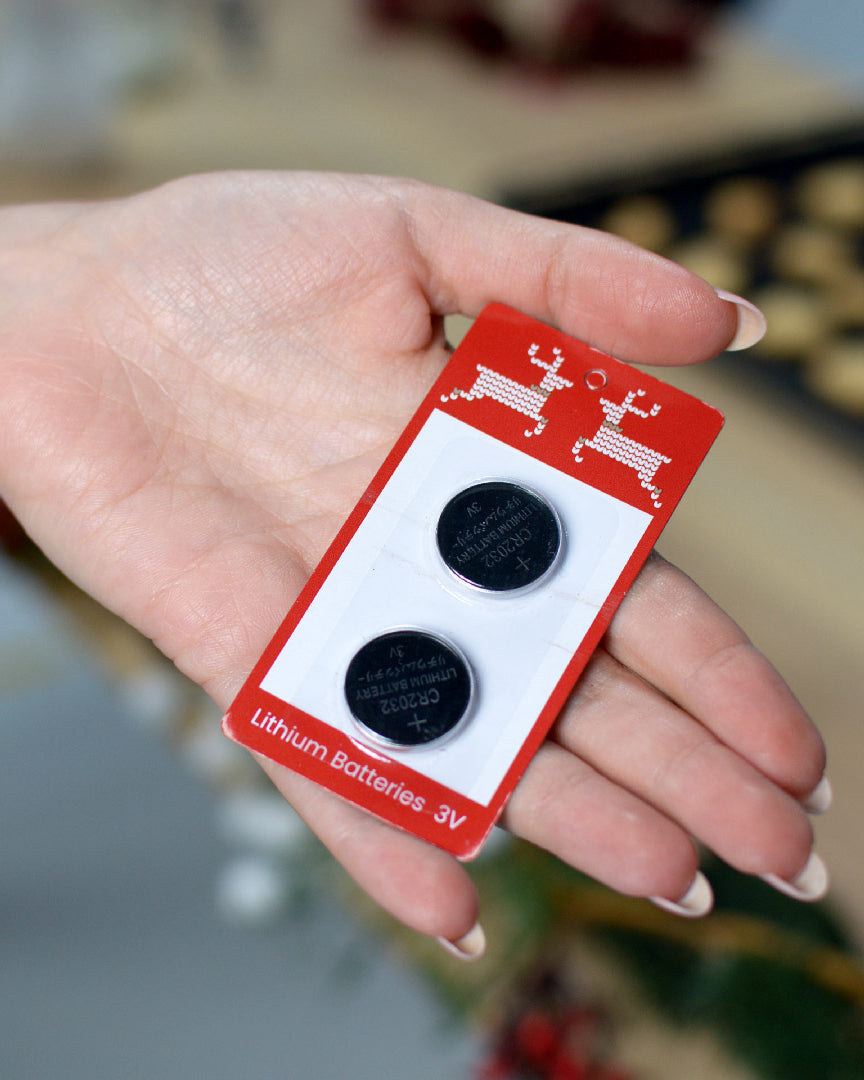 Pilhas para Camisolas de Natal con Luzes LED