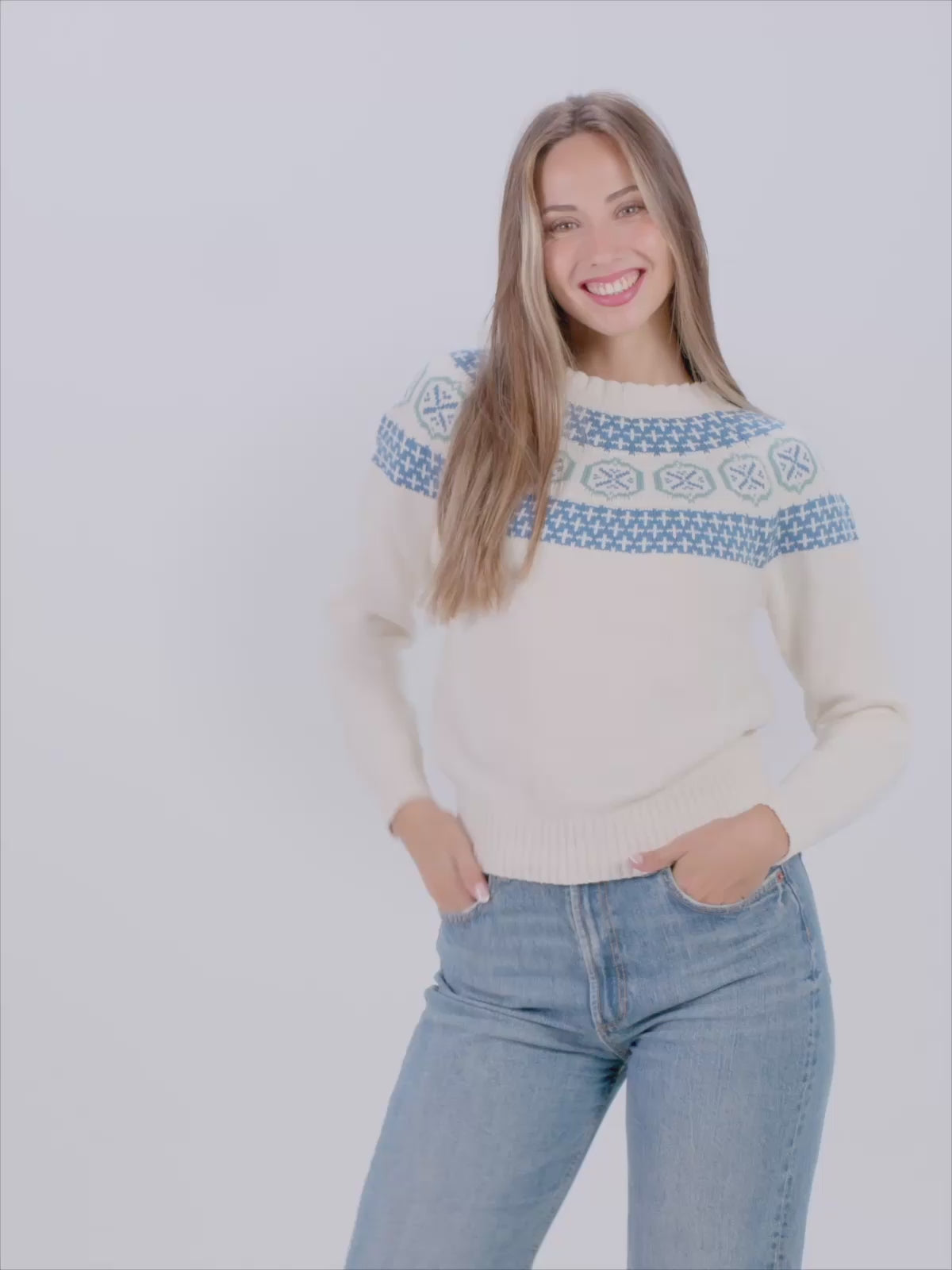 Camisola para Mulher em Algodão Orgânico Glacier