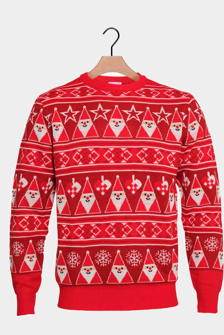 Camisola de Natal Vermelha Pai Natal