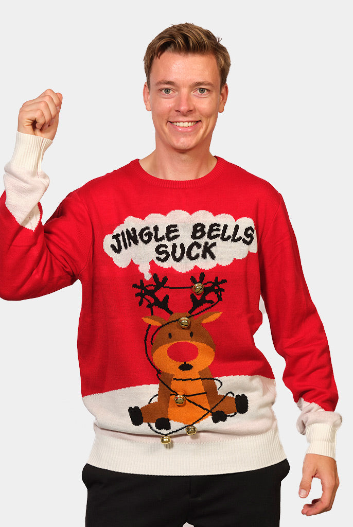 Camisola-de-Natal-homem-Vermelha-Jingle-Bells-Suck
