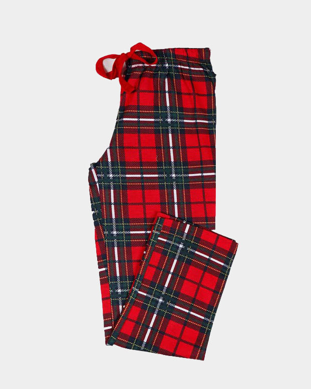 Pijama Vermelho Smile de Natal para Mulher Calças