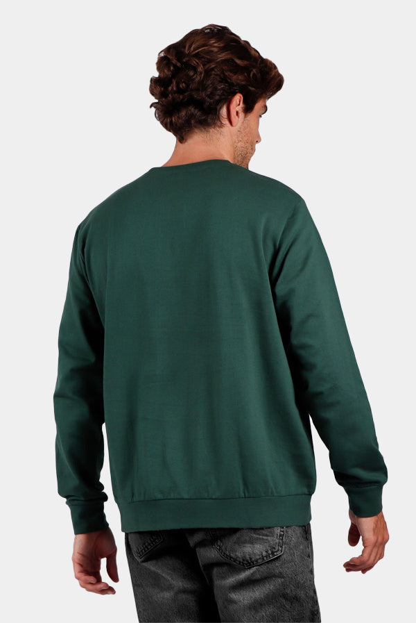Sweatshirt Natal para Homem Verde Smile