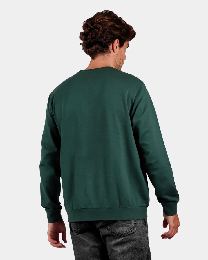 Sweatshirt Natal para Homem Verde Smile