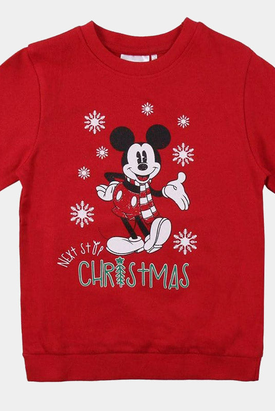 Sweatshirt de Natal para Crianças Mickey