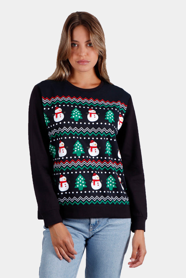Sweatshirt de Natal para Mulher Snow Tree