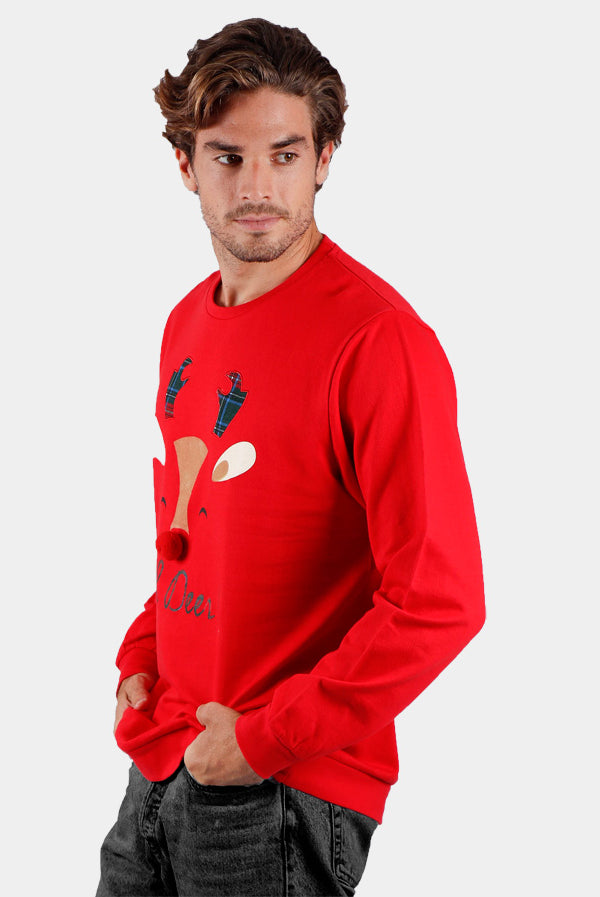 Oh Deer! Sweatshirt Natal para Homem