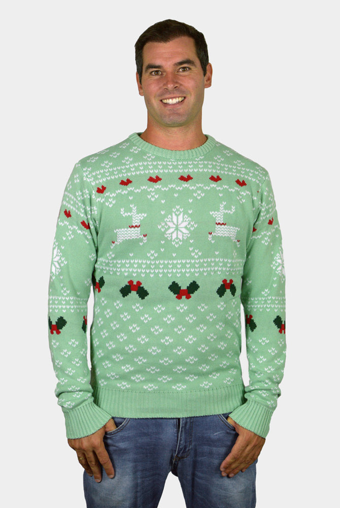 Camisola de Natal Verde para Família Sweet Christmas homem