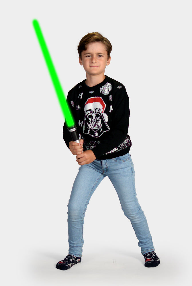 Camisola de Natal para Família Darth Vader Star Wars Menino
