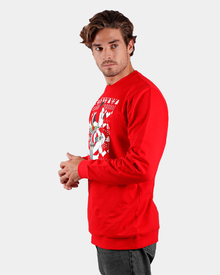 Sweatshirt Natal para Homem Mickey