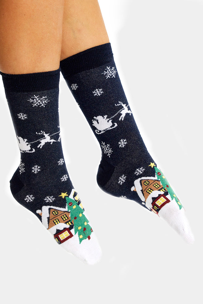Meias de Natal Unisex Alaska Mulher e Homem