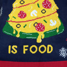 Camisola de Natal com Luzes LED Christmas Food detalhe 2