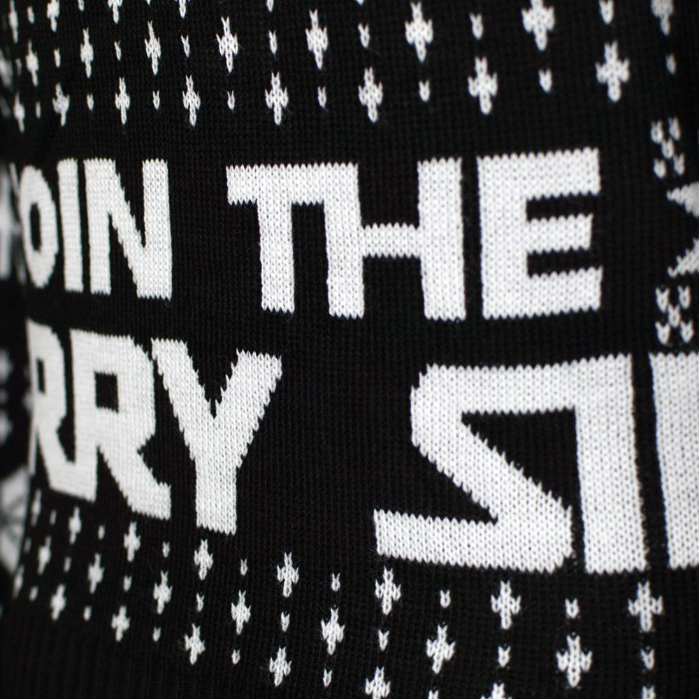 Camisola de Natal para Família Join The Merry Side detalhe