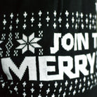 detalhe Camisola de Natal para Menina e Menino Join The Merry Side