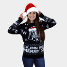 Camisola de Natal para Família Join The Merry Side mulher