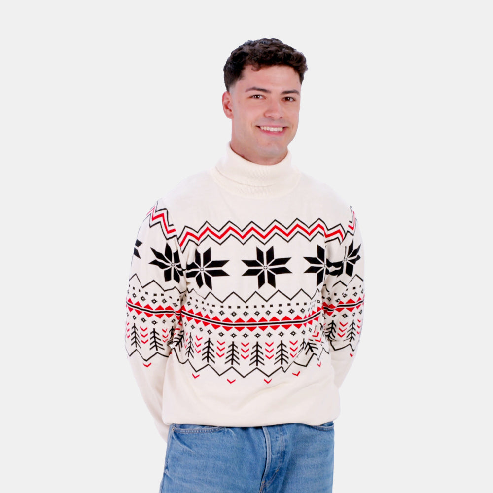 Camisola para Casal em Algodão Orgânico Après-ski Homem
