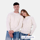 Camisola para Casal em Algodão Orgânico Snowfall
