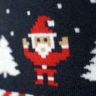 Camisola de Natal para Casal Azul com Estrelas Polares Cardigã 
