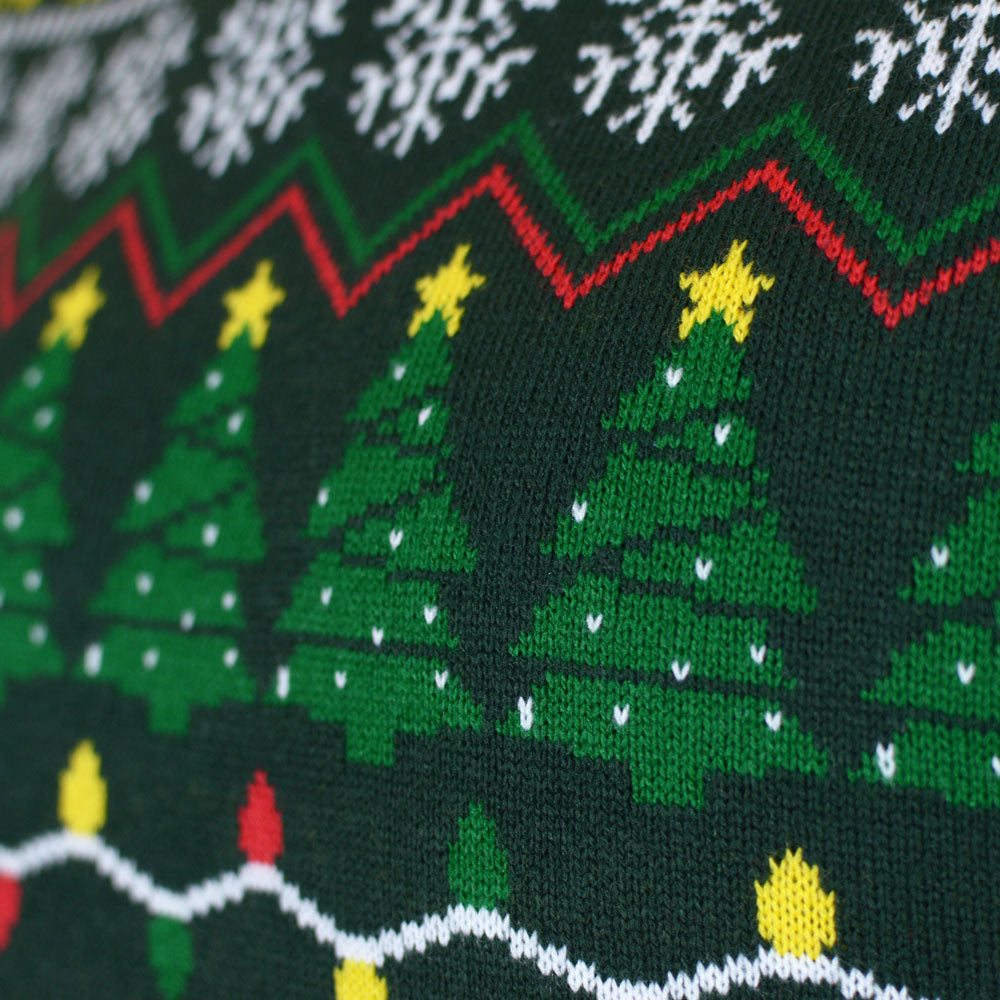 Camisola de Natal Casal Verde Happy Holidays
