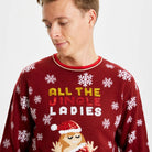 Camisola de Natal Homem Casal Jingles Ladies Lantejoulas
