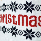 Camisola de Natal Família Azul Pai Natal Rena Rudolph Algodão Orgânico
