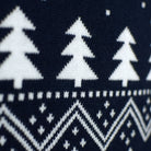 Camisola de Natal Família detalhe Árvores, Bonecos e Pai Natal
