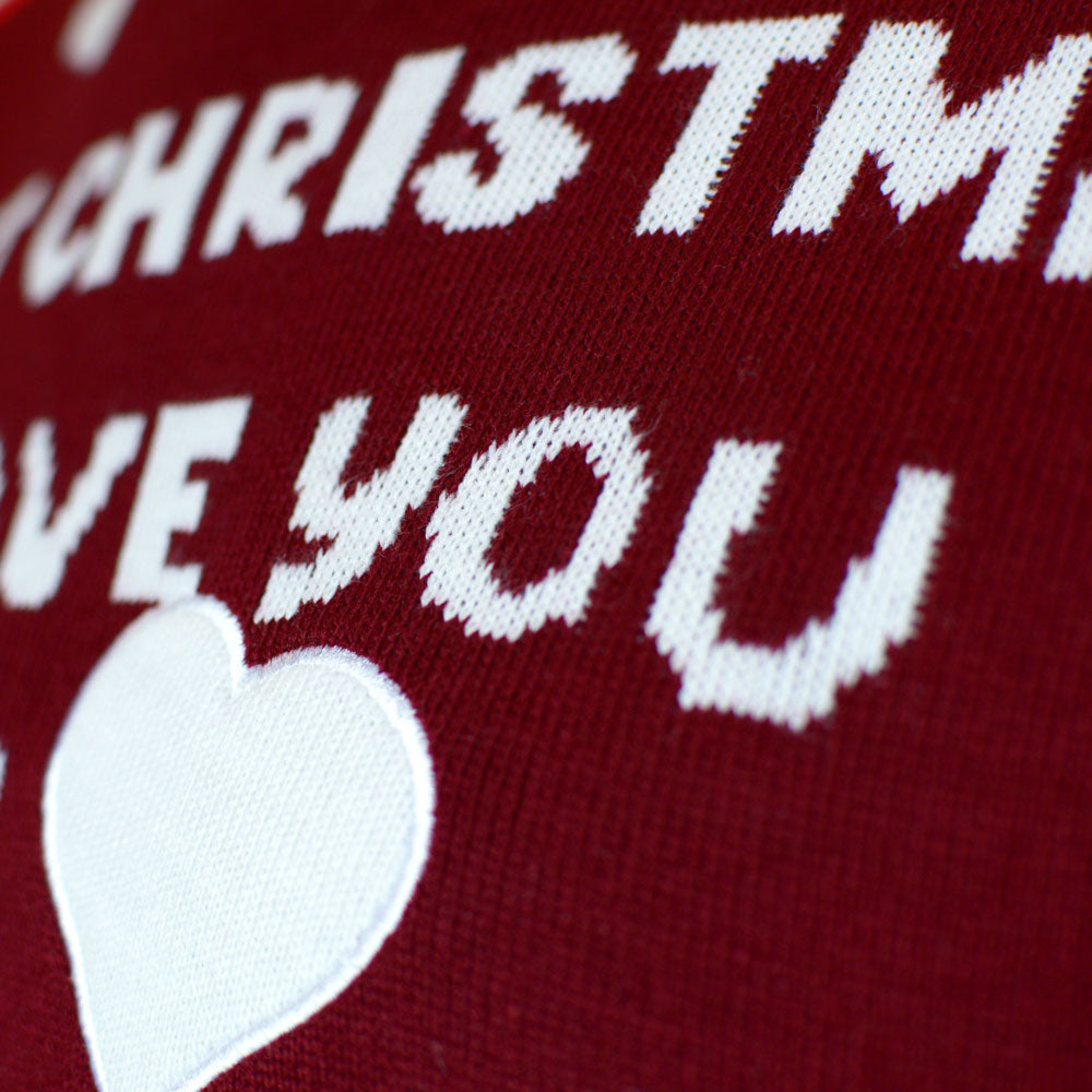 Camisola de Natal Homem Christmas I gave you my Heart Last 
