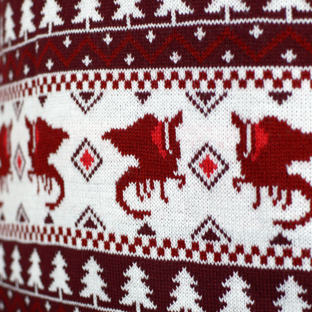Camisola de Natal para Homem Christmas is Coming dragões

