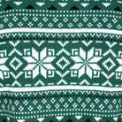 Camisola de Natal para Homem Clássico Elegante Verde e Branca detalhe