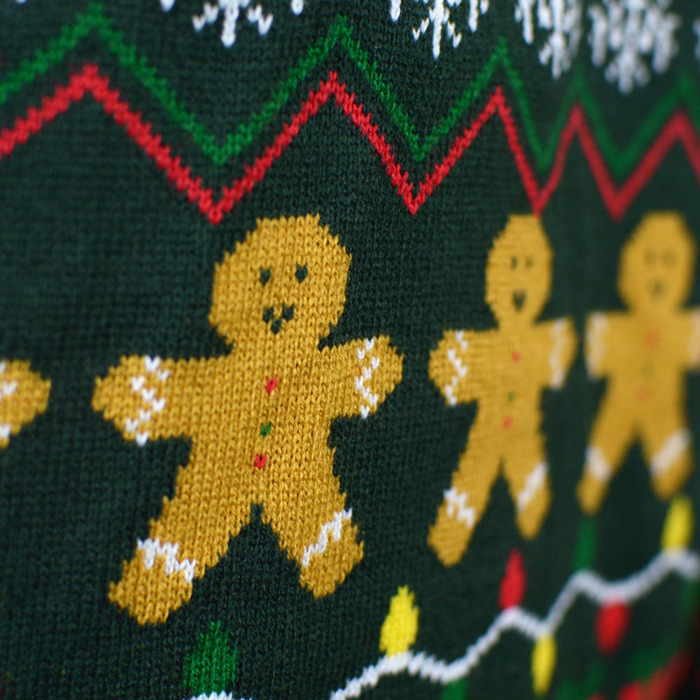 Camisola de Natal para Homem Happy Verde Holidays
