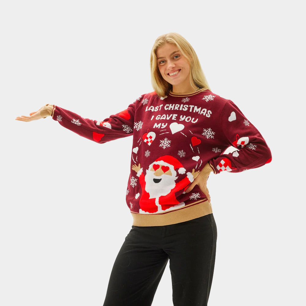 Camisola de Natal Homem muler Last Christmas I gave you my Heart
