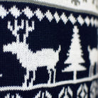 Camisola de Natal Homem Pinheiros, Renas e Neve
