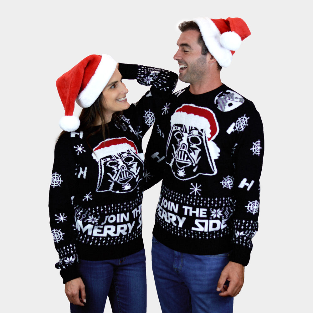 Camisola de Natal para Homem e Mulher Star Wars Join The Merry Side
