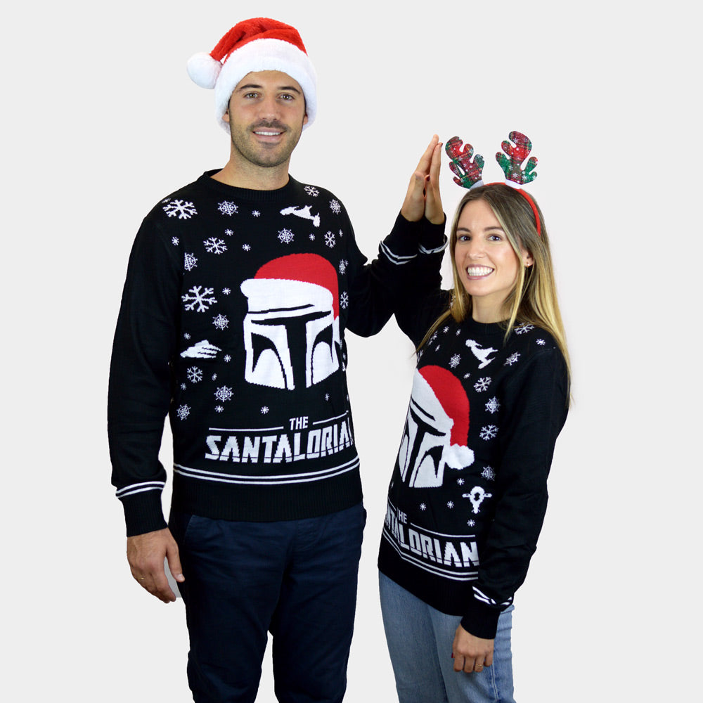 Camisola de Natal Star Wars para Homem Mulher The Santalorian
