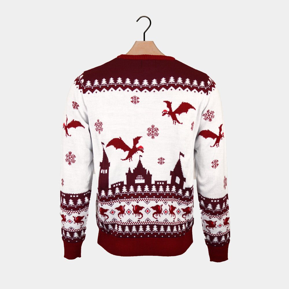 Camisola de Natal para Homem Christmas vermelha is Coming

