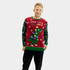 Camisola de Natal Homem com Luzes LED Christmas Tree-Rex
