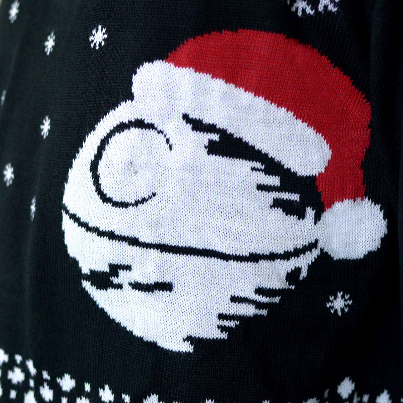 Camisola de Natal com Luzes LED Join the Christmas Side detalhe 1