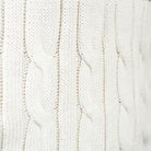Camisola de Natal Mulher Algodão Orgânico Elegante Branca Renas 
