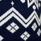 Camisola de Natal Mulher Renas e Estrelas Azul Nordic
