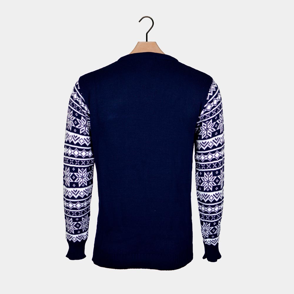 Camisola de Natal Casal Pista Ski Esquiadores