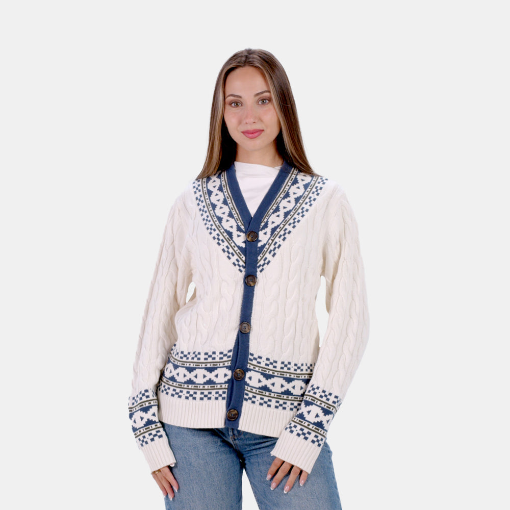 Camisola para Homem Cardigã em Algodão Orgânico Cottage Mulher
