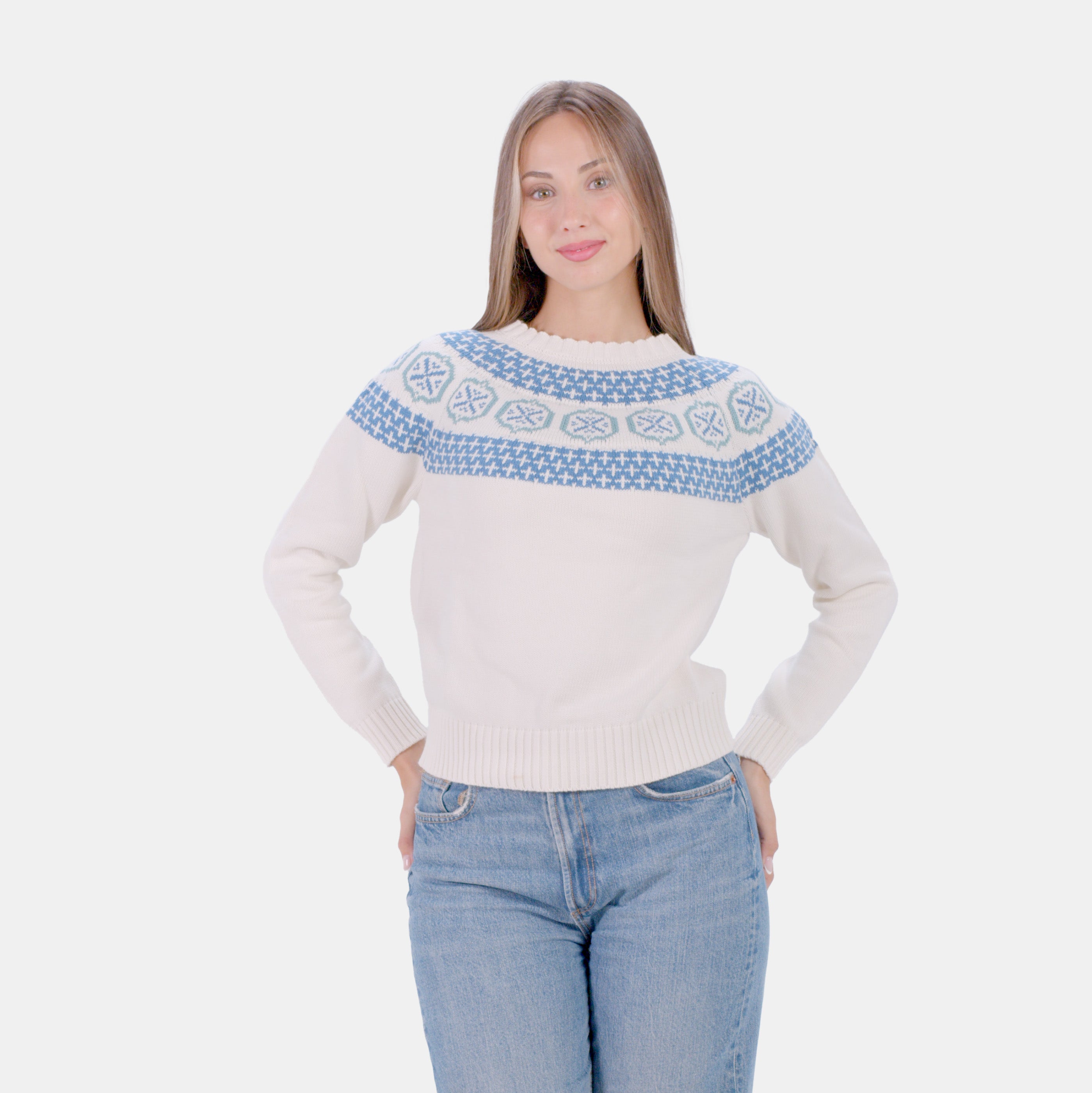 Camisola para Mulher em Algodão Orgânico Glacier
