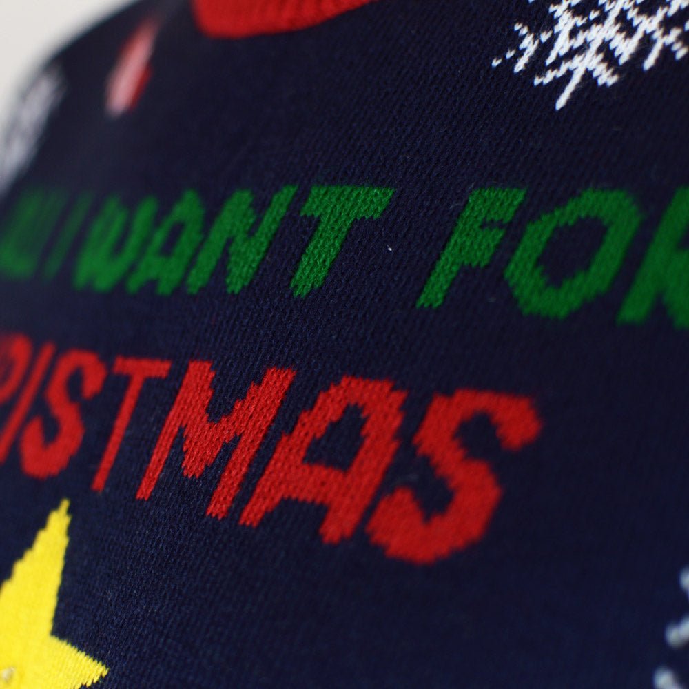 Camisola de Natal para Homem Luzes LED Christmas Food