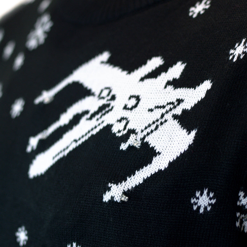Camisola de Natal Homem Luzes LED Join the Christmas Side