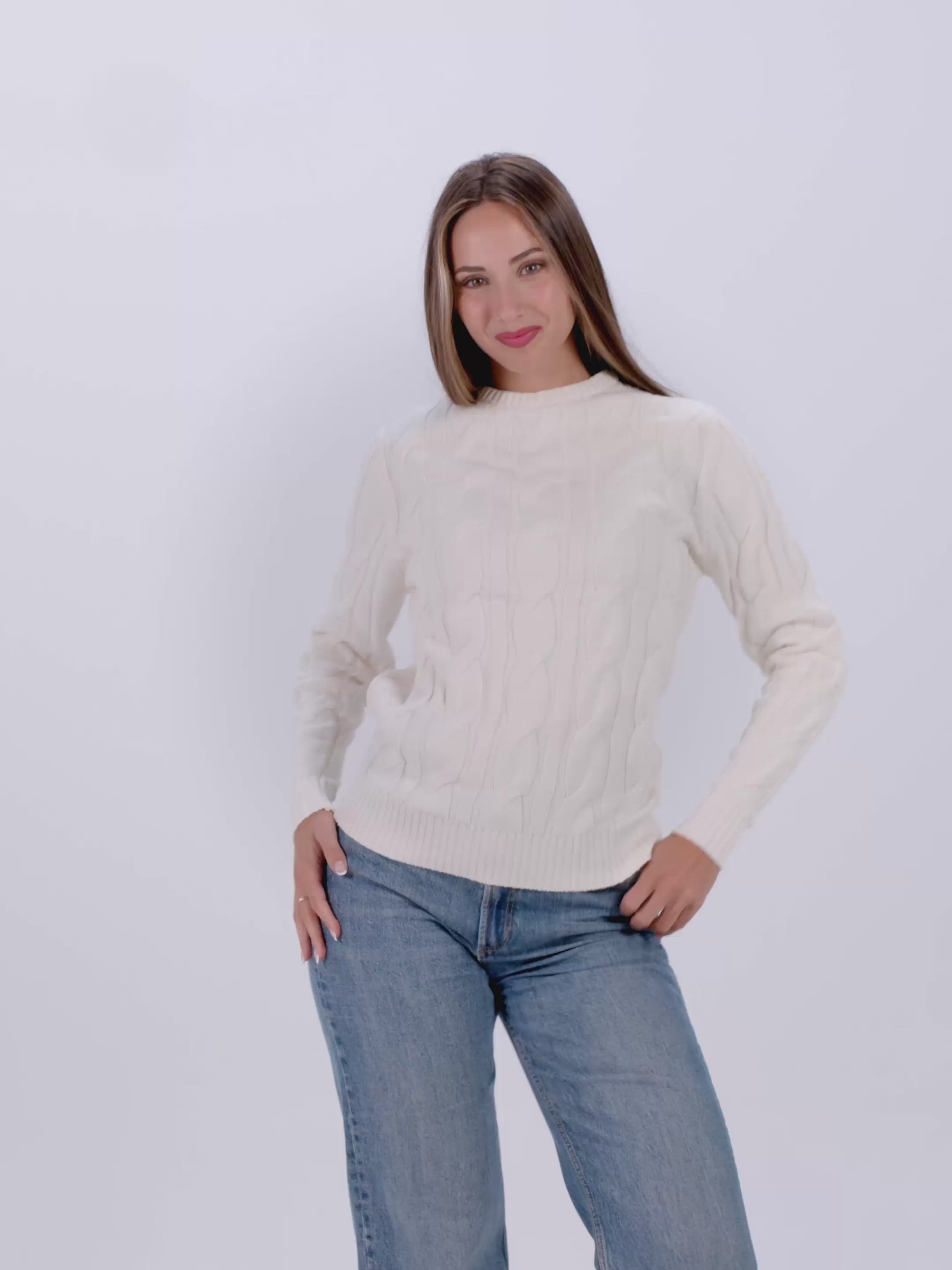 Camisola para Mulher e Homem em Algodão Orgânico Snowfall
