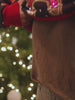 Camisola de Natal Azul com Luzes LED Ginger Cookie