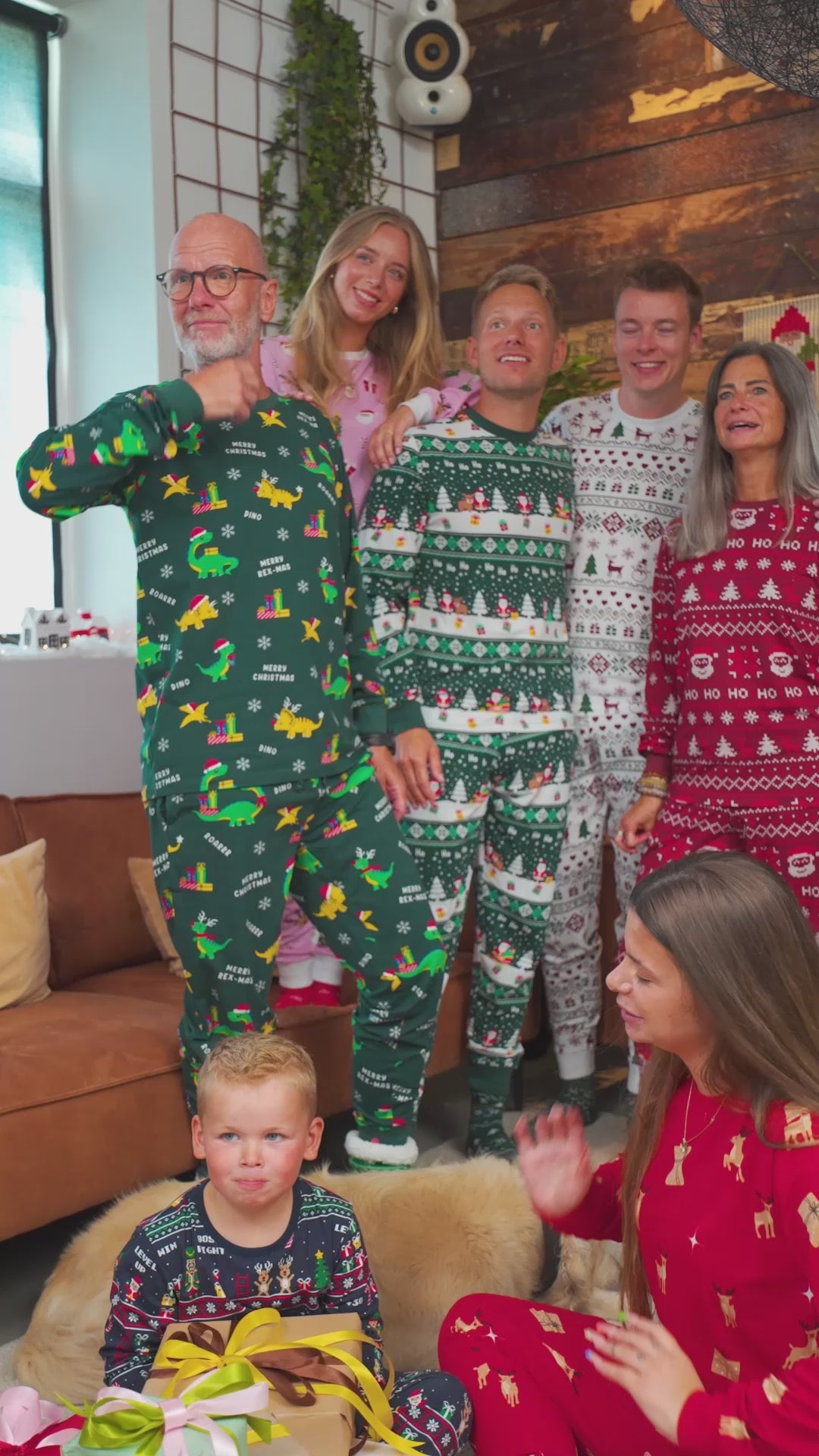 Pijama de Natal Familiar para Menina Menino Homem e Mulher