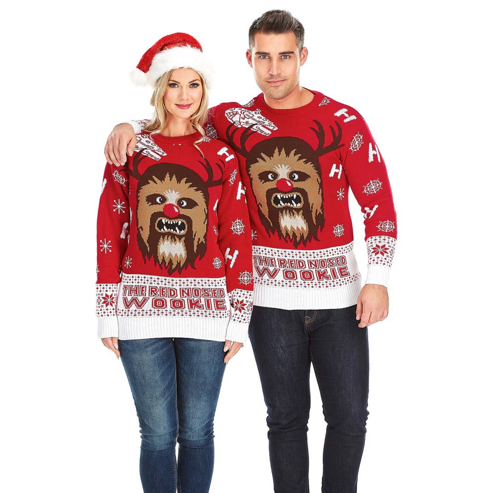 Camisola de Natal Chewbacca Star Wars casal