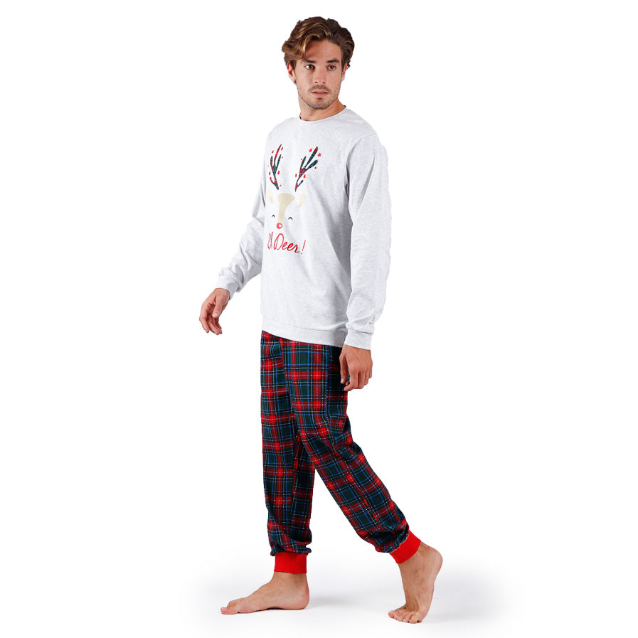 Pijama Homem Oh Deer de Natal 