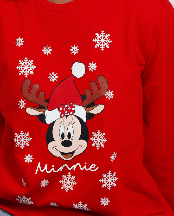 Sweatshirt de Natal Mulher Disney Minnie