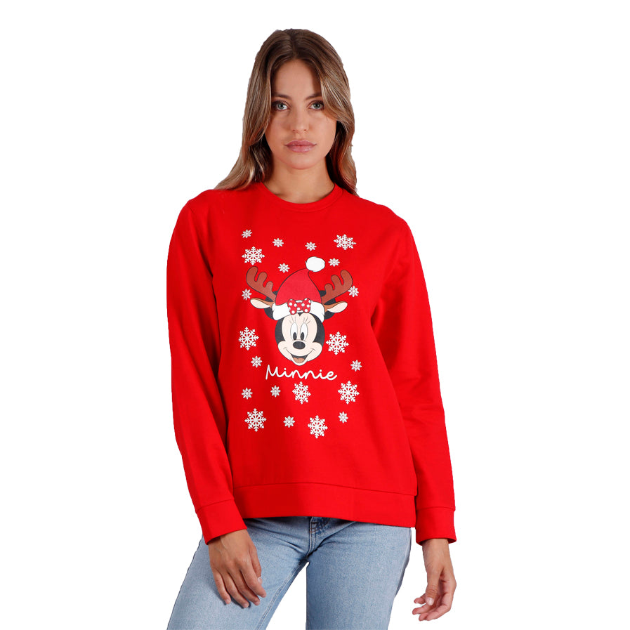 Sweatshirt de Natal para Mulher Disney Minnie